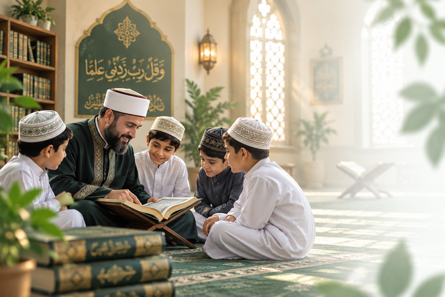 تعليم القرآن في وقف الرحمن الخيري